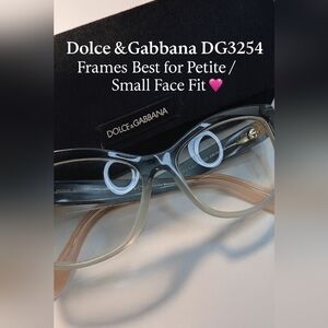 🌟 Dolce & Gabbana DG3254 Eyeglass Frames w/ Case ( Best for Small/ Petite Faces